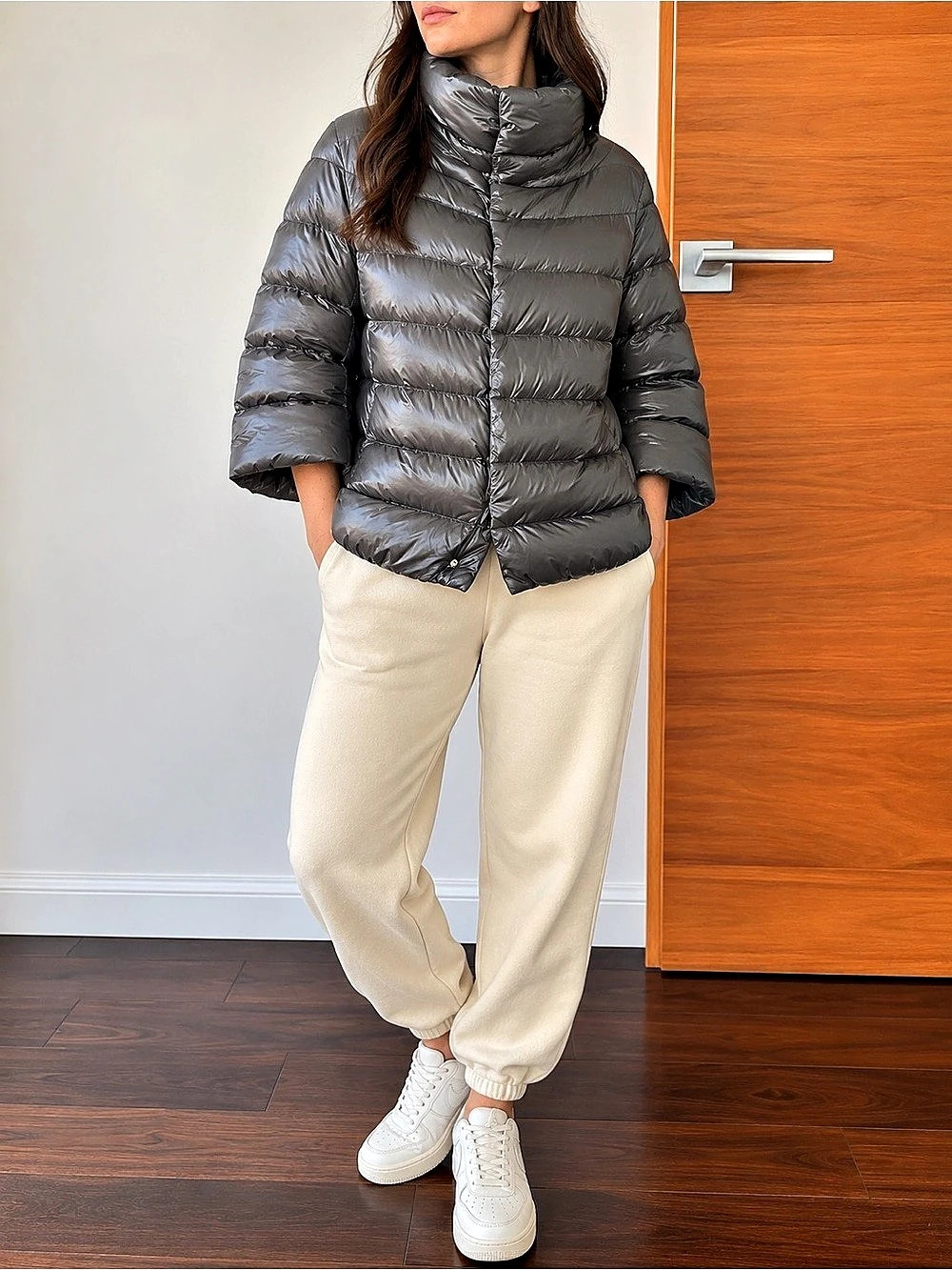 Mackage Gray Puffer Jacket Like New